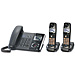 Panasonic KX-TG9392T Phone System 6.0, w/2 Handsets, 1.9GHz., Expandable, Black, PANKXTG9392T, PAN KX-TG9392T