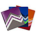 Mead 29000 3-Ring Poly Binder, w/2 Pckts, 1-1/2'', 11'' x 12'', Geometric Floral, MEA29000, MEA 29000
