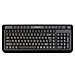 Compucessory 28950 Multimedia Keyboard, 17-3/4'' x 7-1/2'' x 1-1/8'', Black, CCS28950, CCS 28950