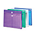 Smead Colorful Poly Envelopes, Poly Envelopes,w/String Closure,1-1/4" Exp.,9-34"x5-1/4",Ast