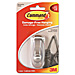 3M 17061BN Plastic Hooks, Timeless Design, Med., Holds 3lbs, Metallic, MMM17061BN, MMM 17061BN