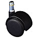 Master Caster 64334 Casters, B Stem/S Wheel, Standard Neck, 7/16'' x 7/8'', Black, MAS64334, MAS 64334