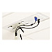 Bretford TPM8PLATE Ceiling Mounting Plate, Steel, 8'' x 24-3/4'' x 1'', Off White, BRETPM8PLATE, BRE TPM8PLATE