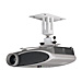 Bretford TPMUNI2 LCD Projector Mount, 4 Adjustable Arms 4'' x 4'' x 6'', Off White, BRETPMUNI2, BRE TPMUNI2