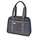 Samsill 39407 Laptop Tote, Ladies, 15.6'', 17'' x 5'' x 12-1/4'', Black/Blue, SAM39407, SAM 39407
