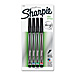 Sanford Ink 1763810 Sharpie Pen, Permanent, Medium Point, 4/PK, Black, SAN1763810, SAN 1763810