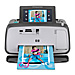 Hewlett Packard CC001A Photosmart Printer, 3.45'' Screen, 9-9/10'' x 4-3/5'' x 5-2/10'', Gray, HEWCC001A, HEW CC001A