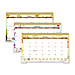 Day Runner 1PPM Compact Monthly Desk Pad Calendar