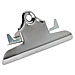 Business Source 16507 Metal Clip, for Clipboard, Nickel Finish, 3'' x 6'', Silver, BSN16507, BSN 16507