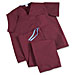 Medline Industries, INC. 910JWNLCM V-Neck Scrub Shirt, Reversible, Heavyweight, Large, Wine, MII910JWNLCM, MII 910JWNLCM