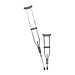 Medline Industries, INC. MDS80540 Quick-Fit Crutches, Adjustable 4'7''to6'7'', Silver, MIIMDS80540, MII MDS80540