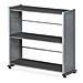 Mayline 993ANT Bookcase 3-Shelf, 31-1/4'' x 11'' x 31, Anthracite, MLN993ANT, MLN 993ANT
