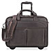 US Luggage D529-3 Laptop Case, Rolling, Holds 15.6'', Adjust Strap, Brown, USLD5293, USL D529-3