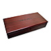NUMI Organic Tea 10157 Tea Case, Holds 8 Tea Flavors, 14-1/2'' x 6-1/2'' x 2-1/2'', Mahogany, NUM10157, NUM 10157