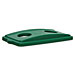 Genuine Joe 58558 Recycling Lid, Bottle, 11-1/2'' x 21-1/2'' x 2-5/8'', Green, GJO58558, GJO 58558