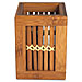 Lorell 96525 Pencil Cup, 3-1/4'' x 3-1/4'' x 4-1/4'', Bamboo, LLR96525, LLR 96525
