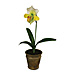 Baumgartens 98042 Artificial Flower, Lady Slipper, 6-1/2'' x 6-1/2'' x 17-3/4'', BAU98042, BAU 98042