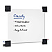 Iceberg 31040 Glass Dry-erase Board, 4'x3', Ultra White, ICE31040, ICE 31040