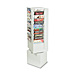 Buddy 0865-32 Curved Roto Rack, 44 Pockets, 13-3/4'' x 13-3/4'' x 49-3/4'', Platinum, BDY086532, BDY 0865-32