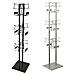 Buddy 6326-3 Magazine Displayer, 6 Pockets, 12'' x 12'' x 48'', Silver, BDY63263, BDY 6326-3