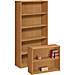 HON 10753C 3-Shelf Bookcase, 36'' x 13-1/8'' x 43-3/8'', Harvest, HON10753C, HON 10753C