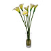 Baumgartens 98044 Cut Lillies, w/ Ceramic Pot, 6'' x 6'' x 20'', BAU98044, BAU 98044