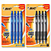 Bic VLGBP41BE Ballpoint Pens, Retractable, Nonrefillable, Bold, 4/PK, Blue, BICVLGBP41BE, BIC VLGBP41BE