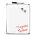 The Board Dudes 45000VA4 Magnetic Dry-Erase Board, 1 Marker/2 Magnets, 11'' x 14'', White, BDU45000VA4, BDU 45000VA4