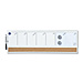Quartet 79222 Combination Board, 7'' x 23'' x 3/4'', Aluminum Frame, QRT79222, QRT 79222