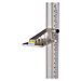 Health o Meter PORTROD Wall Mounted Height Rod, Silver, HHMPORTROD, HHM PORTROD