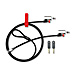 Kensington 64638 Laptop Lock, Keyed Twin, Clicksafe, Black, KMW64638, KMW 64638