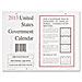 Unicor Fed Prison Industriy 751015453736 Wall Calendar, 1PP3M, Jan to Dec, 8-1/2'' x 11'', UCR751015453736, UCR 751015453736