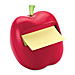 3M APL-330 Pop-Up Note Dispenser, Apple, Red, MMMAPL330, MMM APL-330