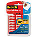 3M R100VPC Restickable Tabs, 1'' x 1'', 27/PK, Clear, MMMR100VPC, MMM R100VPC