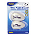Helix 25001 Erasers, Pebbles, 2/PK, White, HLX25001, HLX 25001