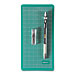 Helix 28928 Cutting Mat/Utility Knife Set, 4'' x 8'' Mat, Green, HLX28928, HLX 28928