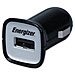 Eveready PC1CA USB Car Charger, Universal, 1-Port, Black, EVEPC1CA, EVE PC1CA