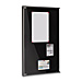 Iceberg 39031 Tackboard, Enclosed, 24'' x 36'', Black, ICE39031, ICE 39031