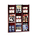 Buddy 064316 Literature Rack, 30-3/4'' x 3'' x 36'', Acrylic/Mahogany, BDY064316, BDY 064316