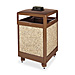 Rubbermaid Commercial Products R38HTWU201PL Receptacle w/Wheather Urn, 38gal., 26'' x 26'' x 46'', BNSE, RCPR38HTWU201PL, RCP R38HTWU201PL