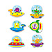 Carson Dellosa 120067 Diecut Shapes, ''Out Of This World'', 36/PK, Multi-Color, CDP120067, CDP 120067