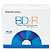 MEMOREX 98684 Blu-Ray BD-R Discs, 25GB, 6X, w/Jewel, 5/PK, Branded, SR, MEM98684, MEM 98684