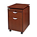 Rudnick TECH76CH Box/File Pedestal, w/ Casters, 16'' x 18'' x 25'', Cherry, RUDTECH76CH, RUD TECH76CH