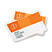 GBC 3740412 Laminating Pouch, 10 Mil, 2-3/16'' x 3-11/16'', 100/BX, Clear, GBC3740412, GBC 3740412