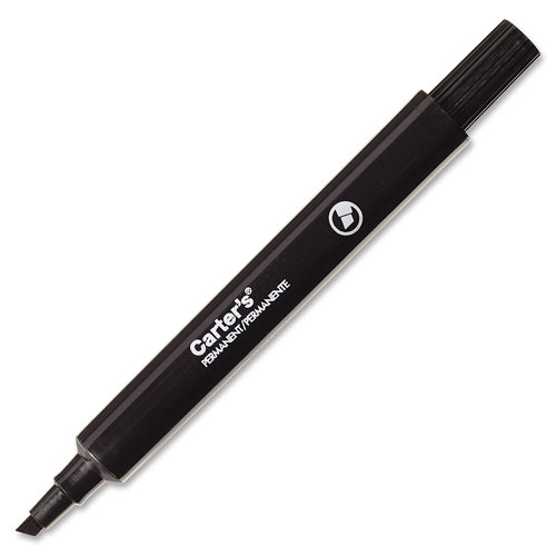 Avery Carter's Chisel Tip Permanent Markers, BLACK