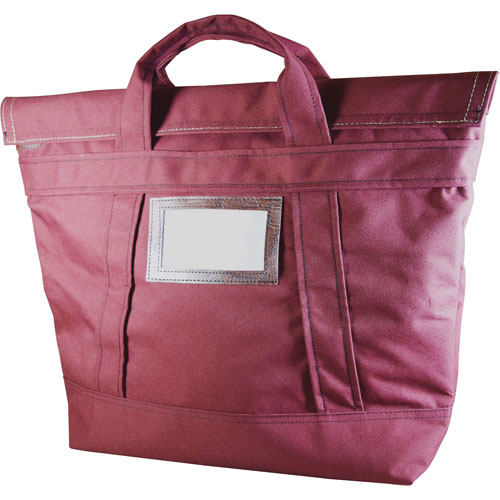 MMF Industries Fire-Block Tote, BURGUNDY
