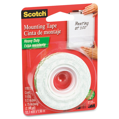3M Scotch Foam Mounting Tape, CLEAR