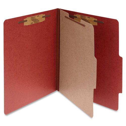 ACCO Durable Pressboard Classification Folders, GREEN