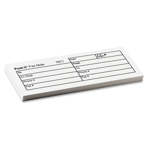 3M Post-It Fax Transmittal Pads