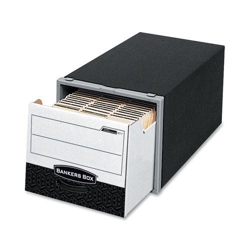 Super Stor/Drawer, Legal, 15-3/4"x23"x10-1/2", Black/White